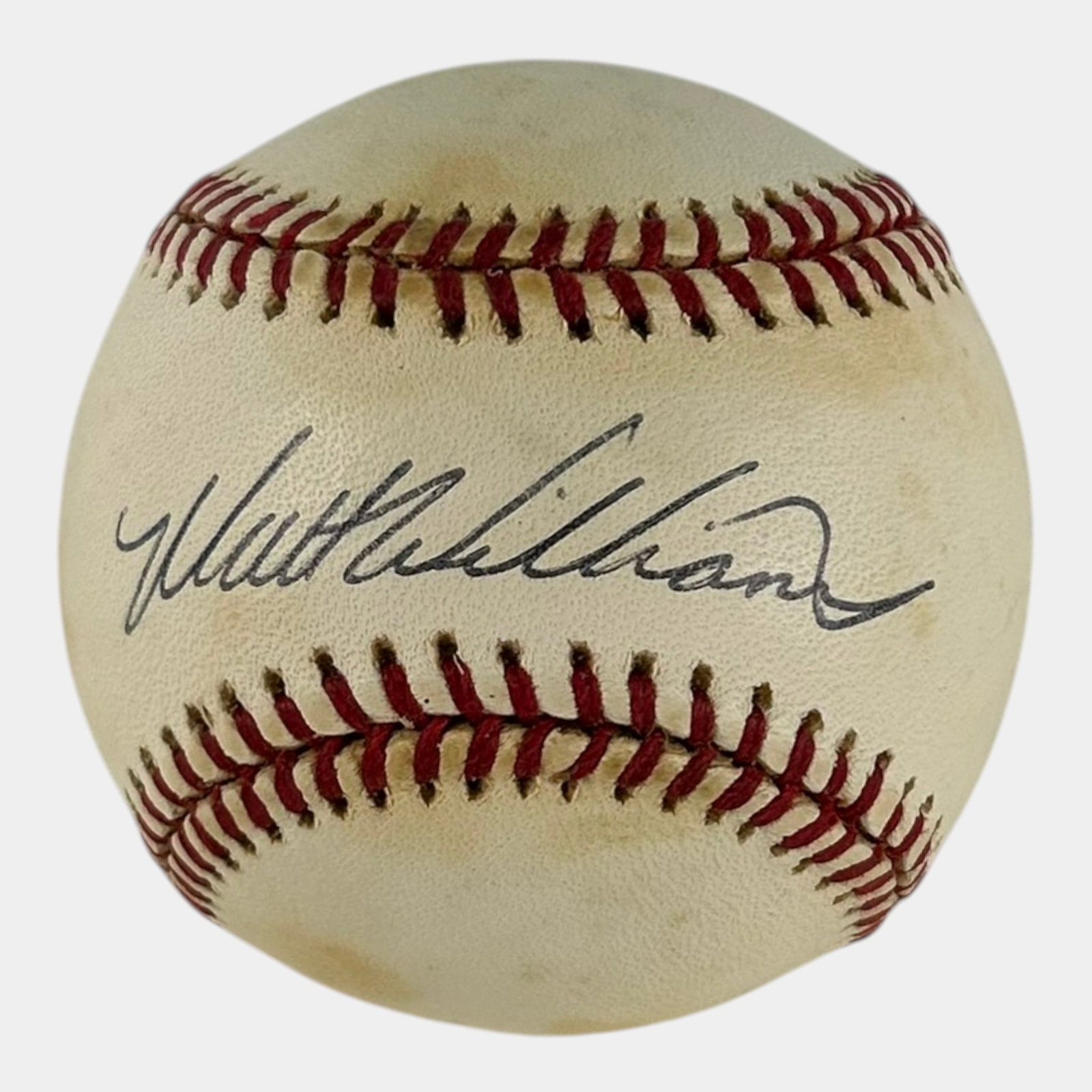 Matt Williams Hand Signed Autographed Rawlings Baseball: Professional, fast, and affordable in house shipping available for all items. For higher resolution images please visit bid.craftedauctions.com Matt Williams Hand Signed Autographed Rawlings Baseball 