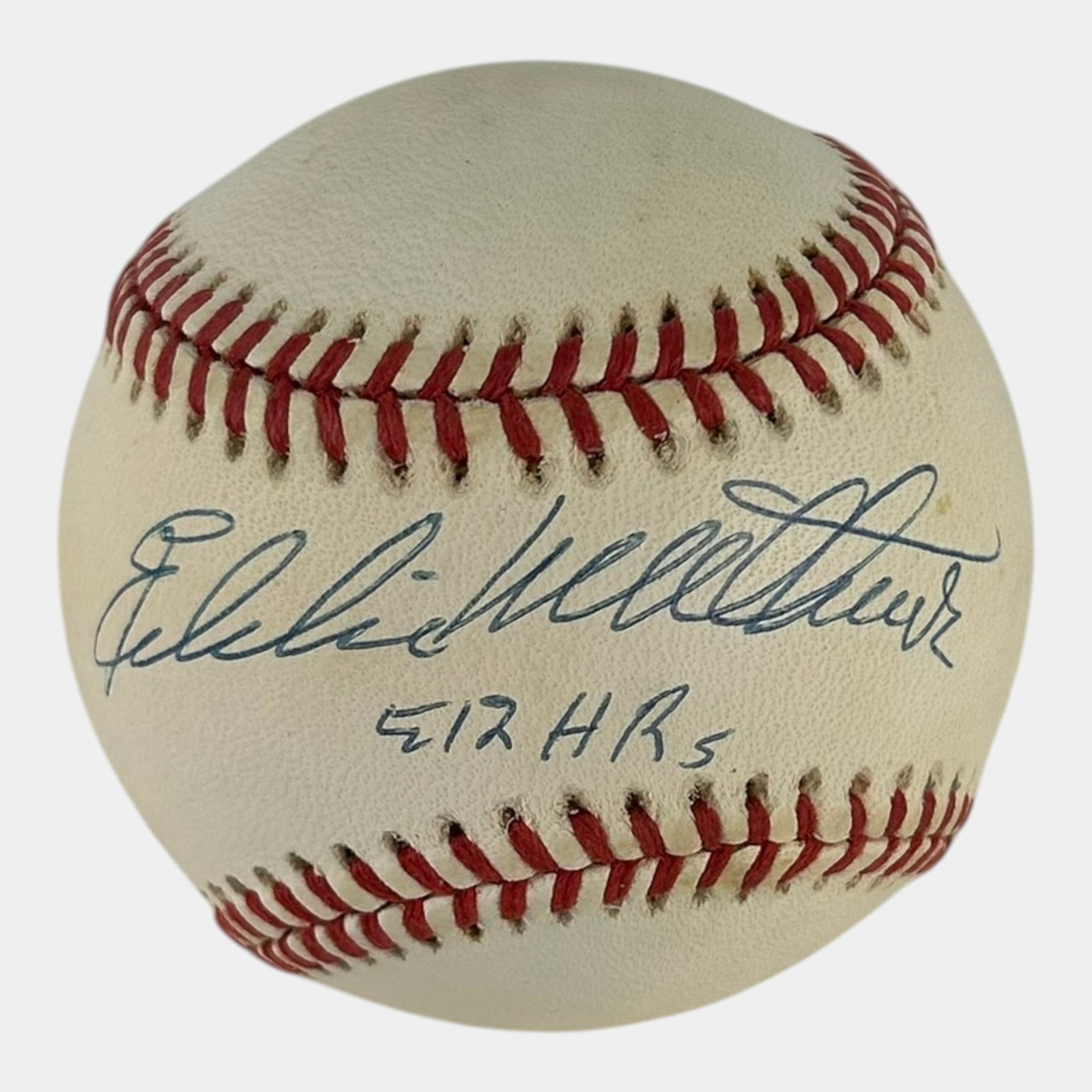 Eddie Mathews Hand Signed Autographed Rawlings Baseball (1 of 4)