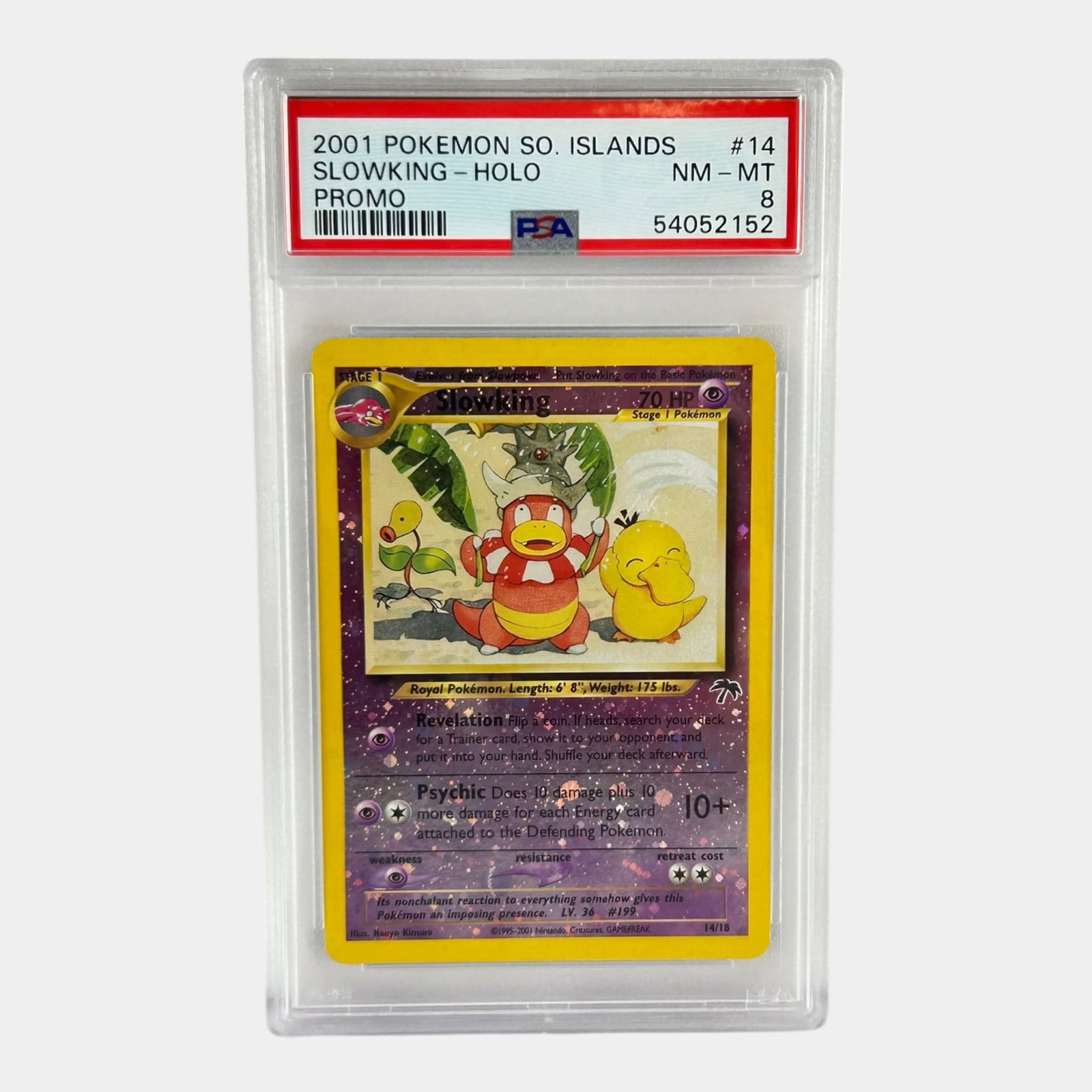 Slowking Holo #14 PSA 8 Promo Southern Islands Graded Pokemon Card (1 of 2)