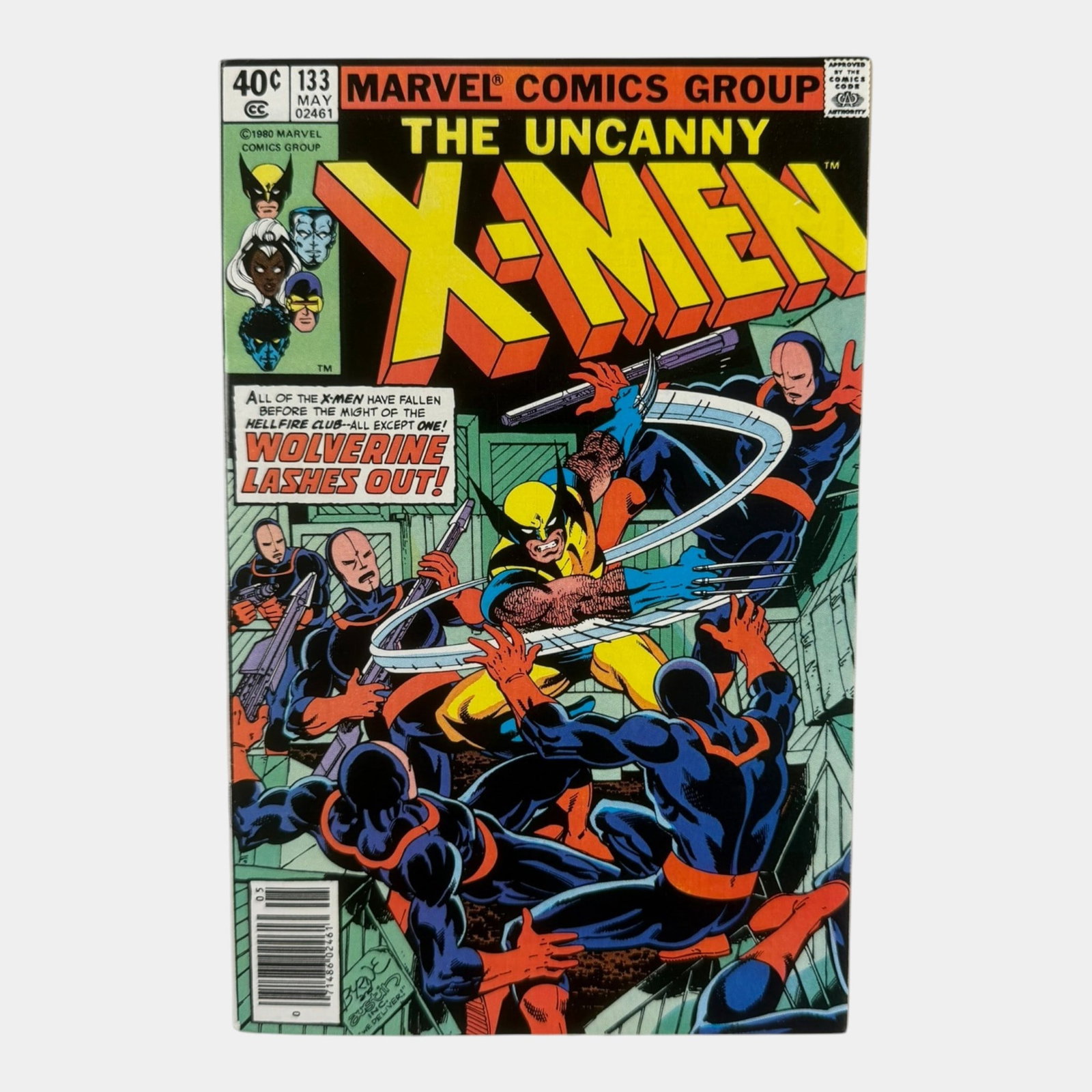 The Uncanny X-Men #133 Newsstand High Grade Key Comic Book 1st Wolverine Cover Marvel Comics (1 of 7)