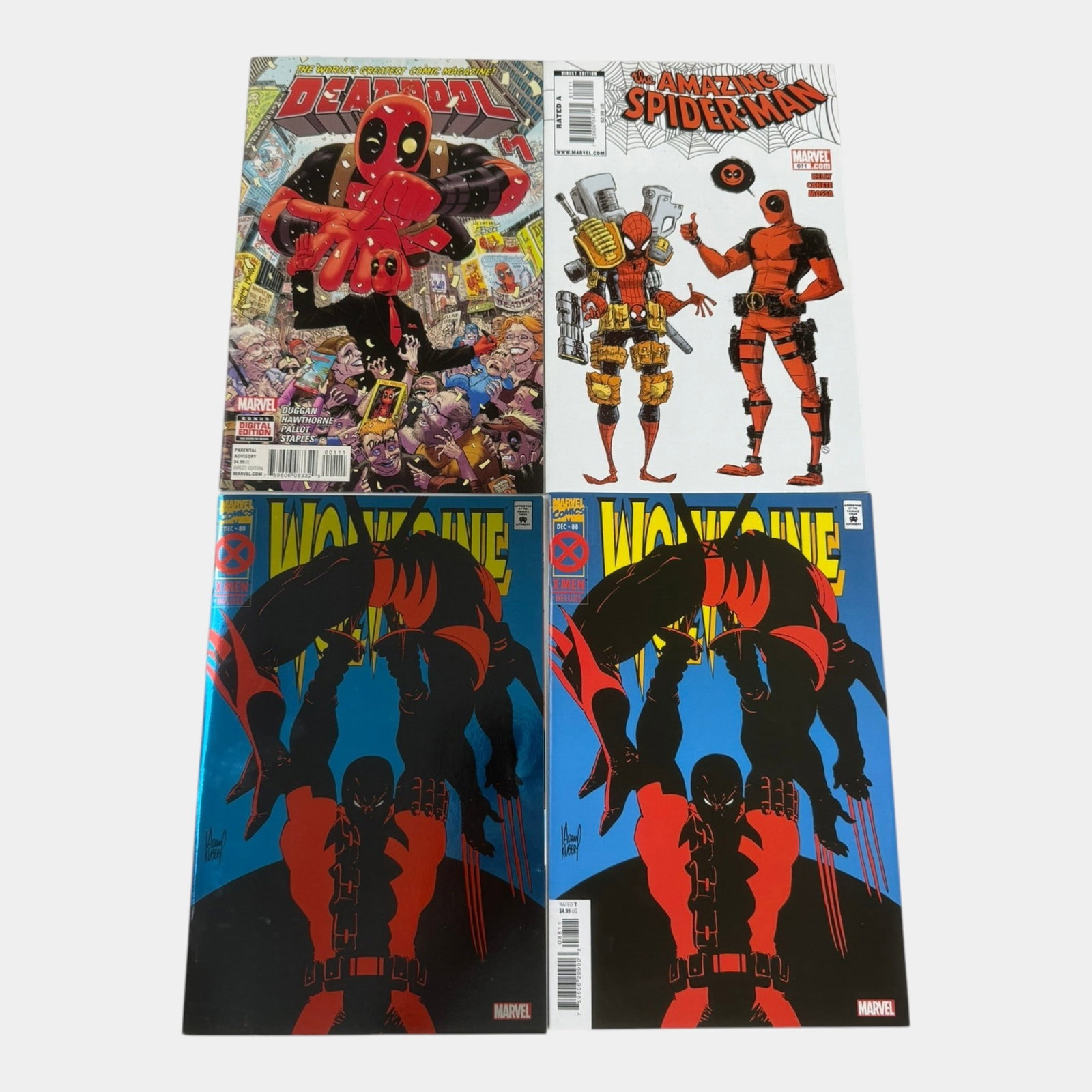 Deadpool #1, Wolverine #88 Facsimiles, Amazing Spider-Man #611 High Grade Comic Books Marvel Comics (1 of 2)