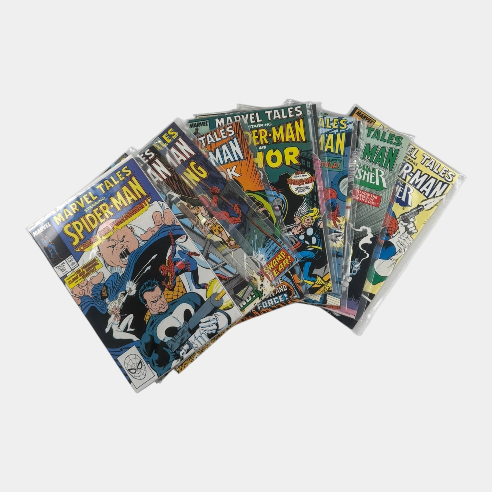 Marvel Tales Featuring Spider-Man Copper Age High Grade Comic Book Issues (1 of 5)