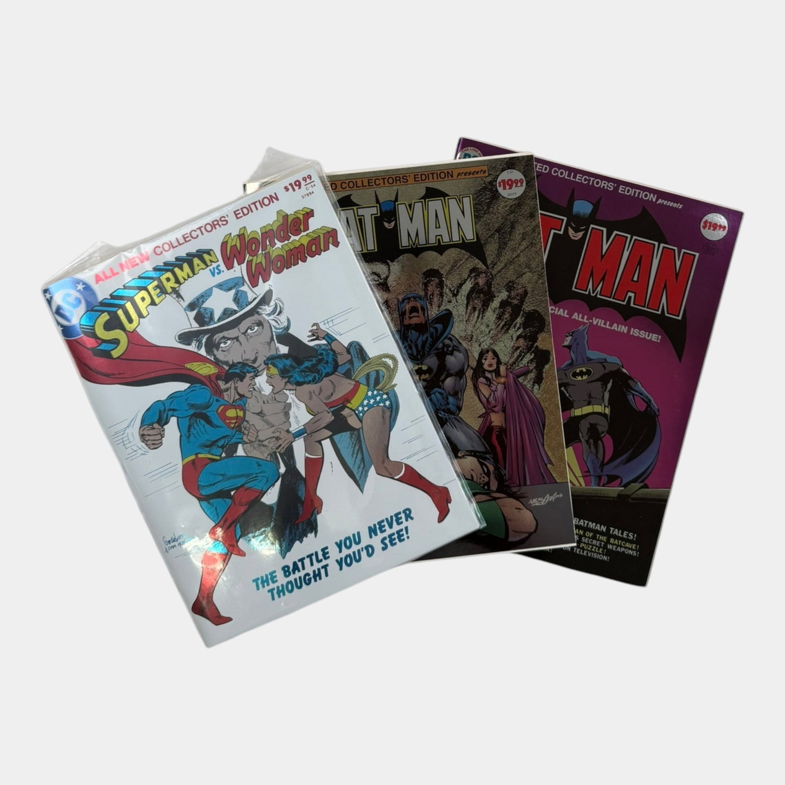 Superman Vs. Wonder Woman & Batman Limited Edition Foil Large Format Comics Books DC Comics (1 of 3)