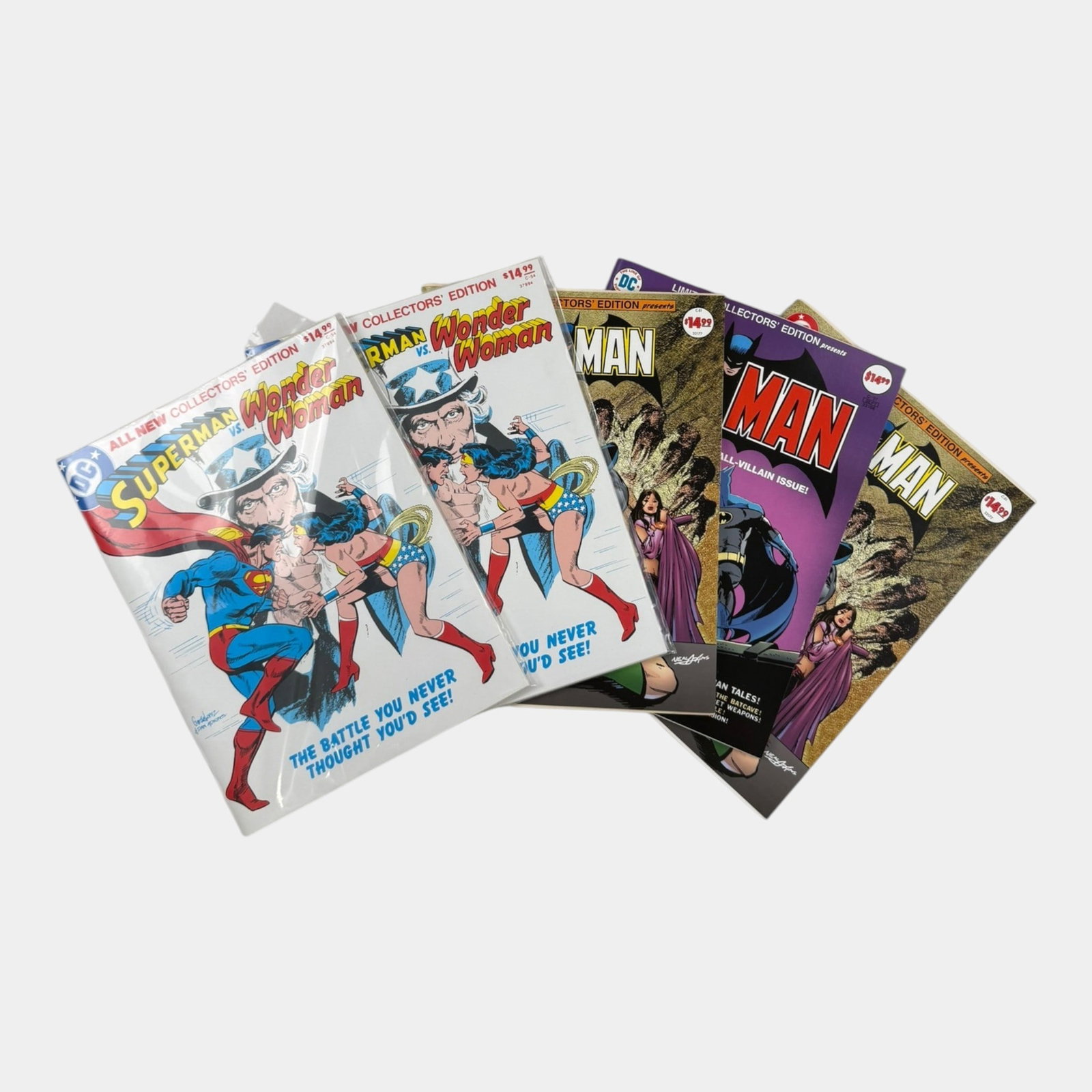 Superman Vs. Wonder Woman & Batman Limited Edition Large Format Comics Books DC Comics (1 of 5)