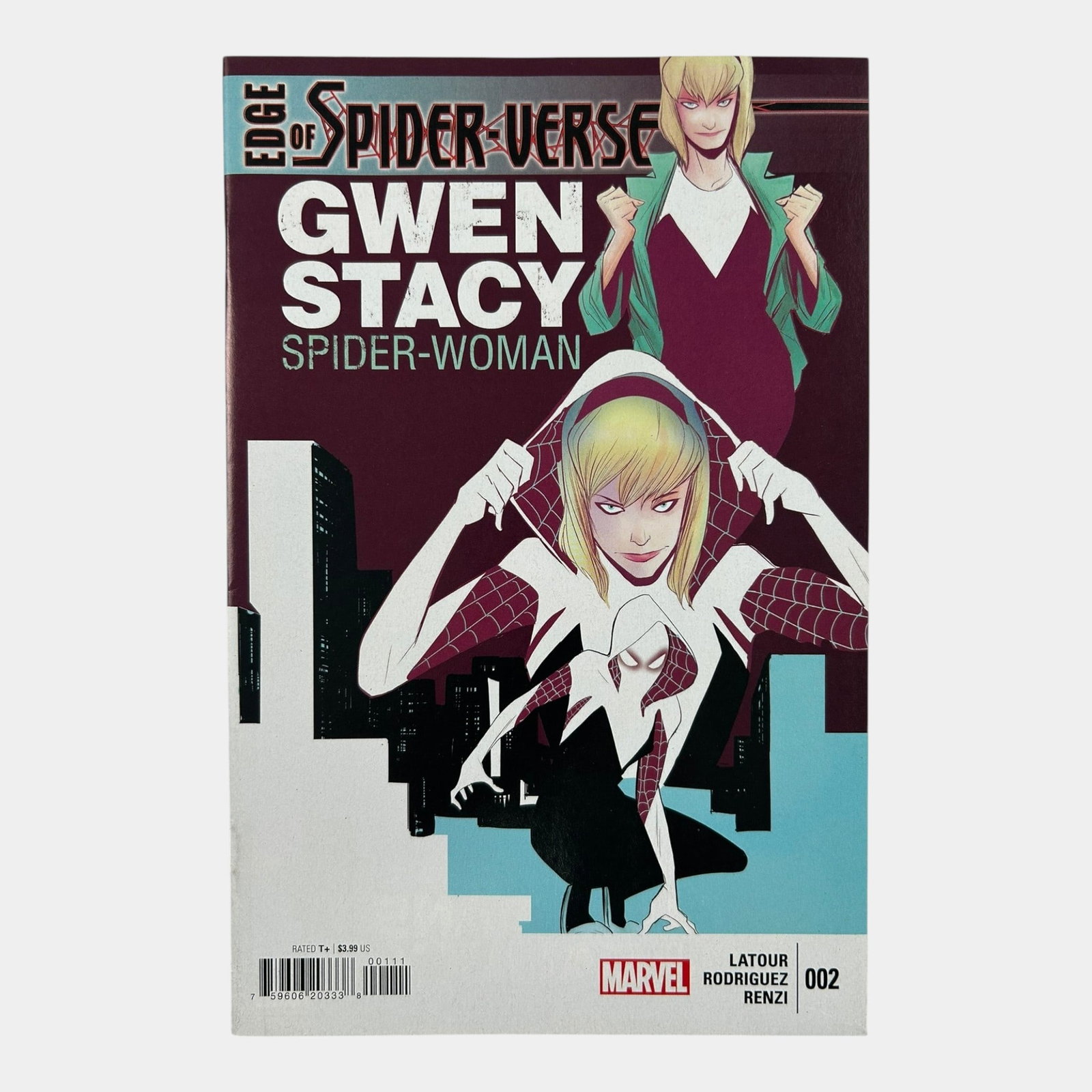 Edge Of Spider-Verse #2 First Printing Key Comic First Spider-Gwen High Grade Comic Book Marvel (1 of 7)