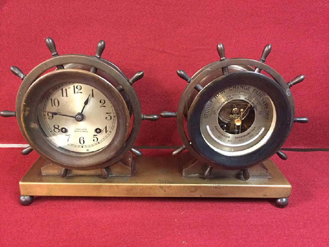 Chelsea Ship's Clock and Barometer (1 of 4)