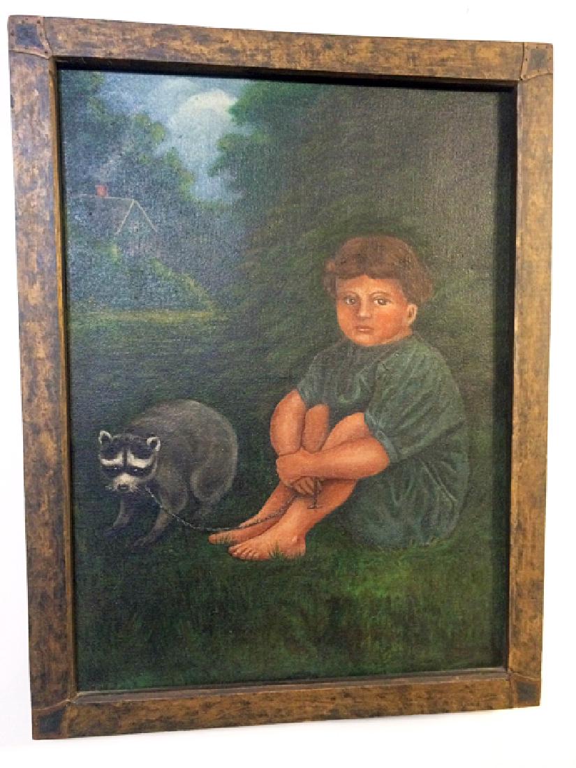 Antique Folk Art Painting (1 of 10)