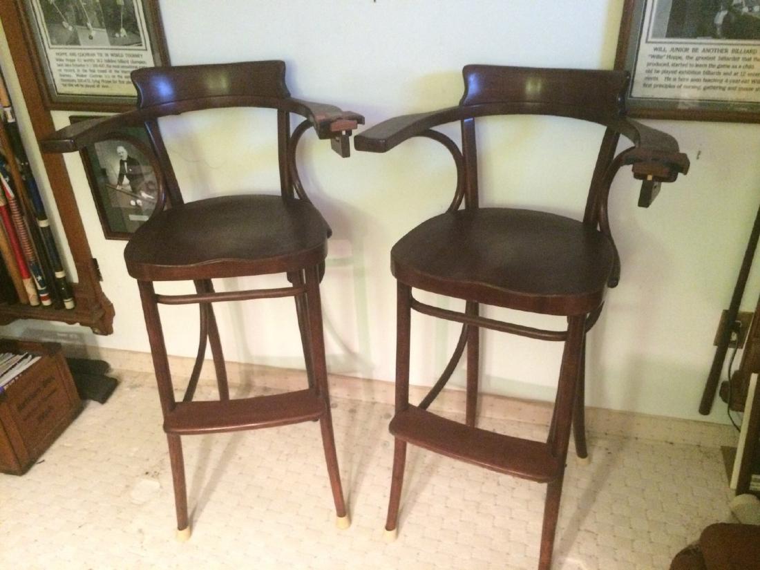 Pair of Pool Stick Chairs (1 of 2)