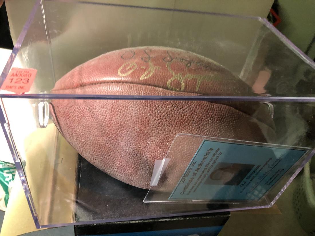 Autographed OJ Simpson Football (1 of 7)