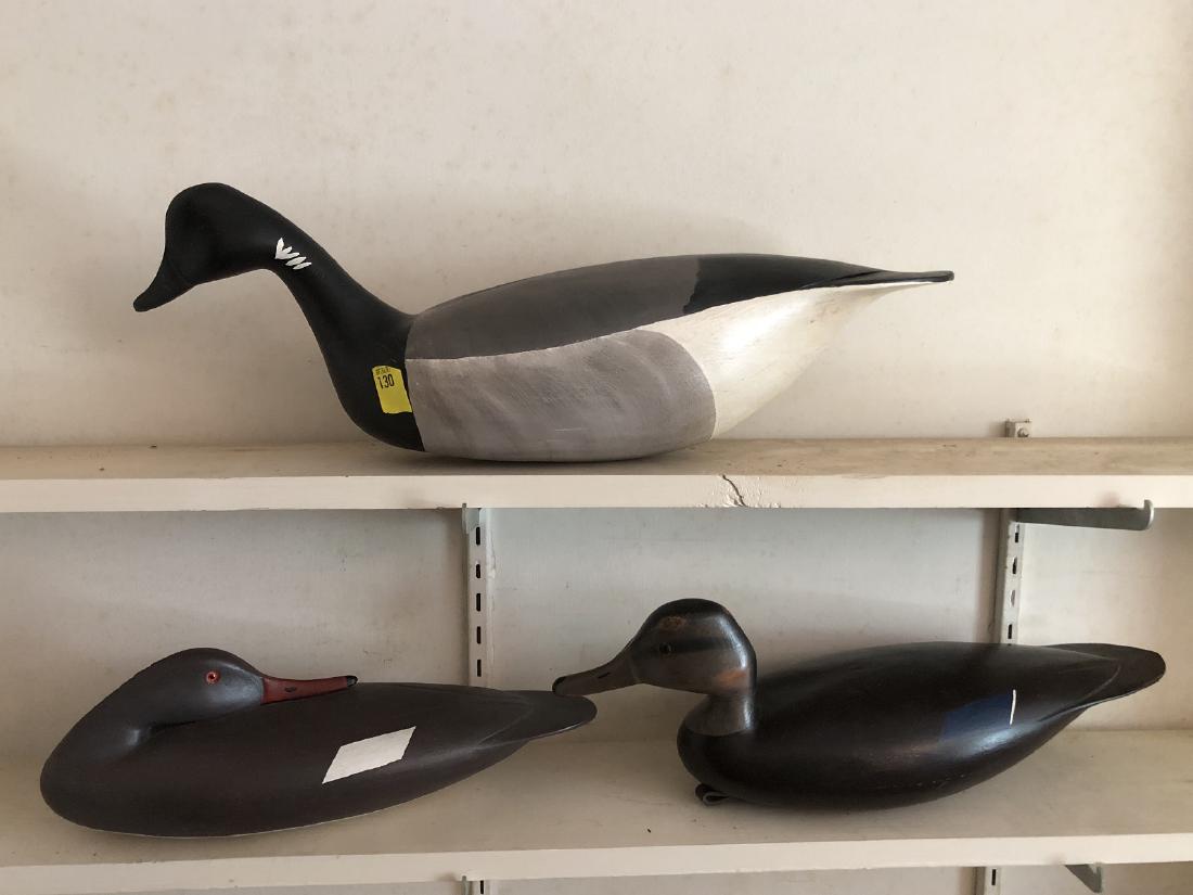3 Signed Conklin Duck Decoys (1 of 2)