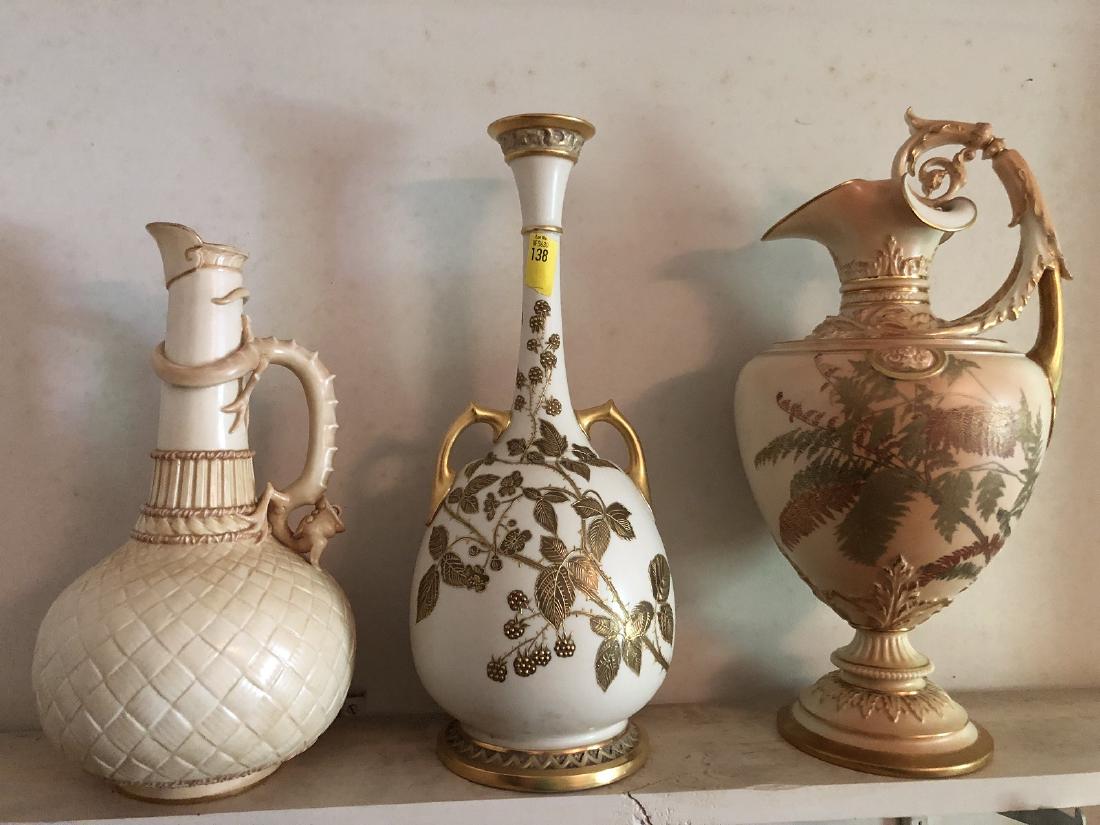 3 Royal Worcester Ewers (1 of 8)