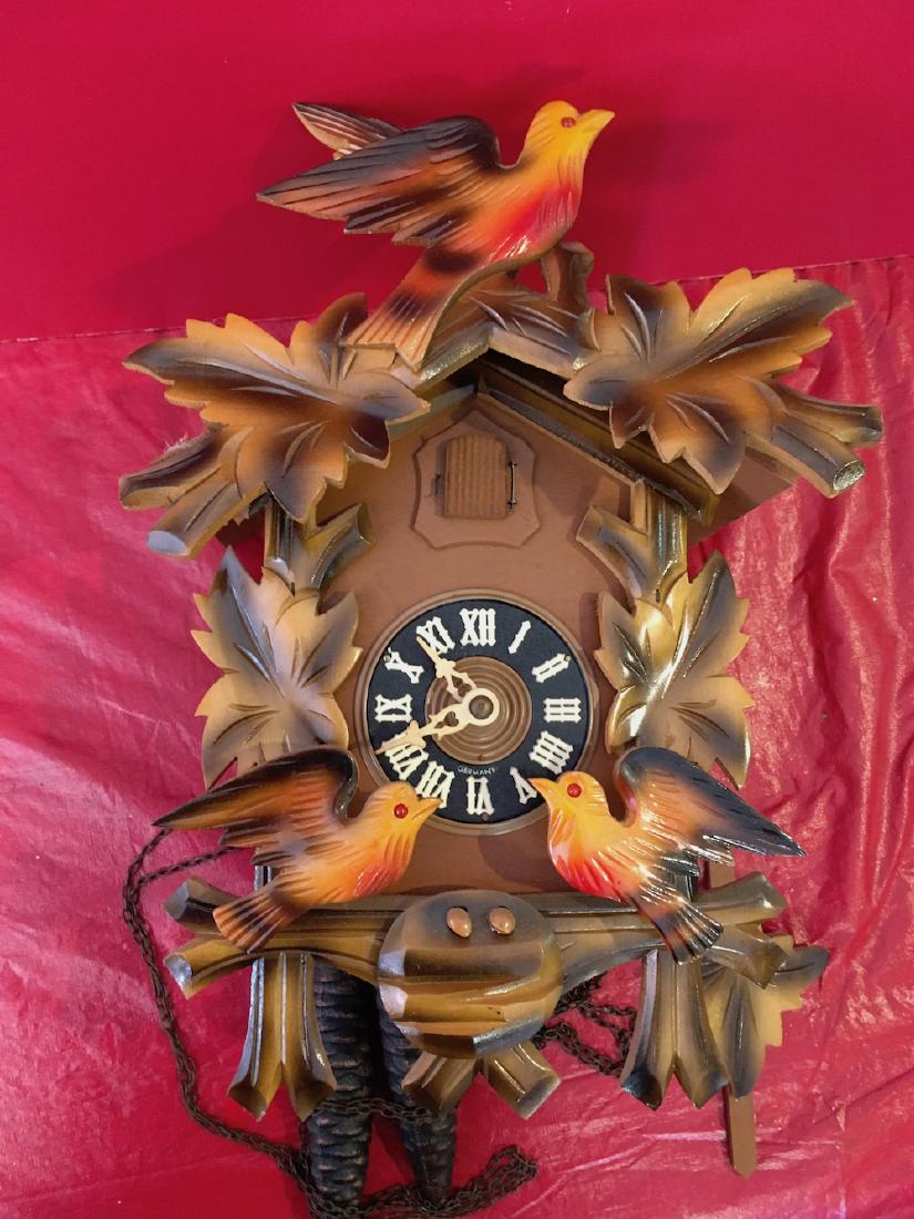 Bird Carved Cuckoo Clock