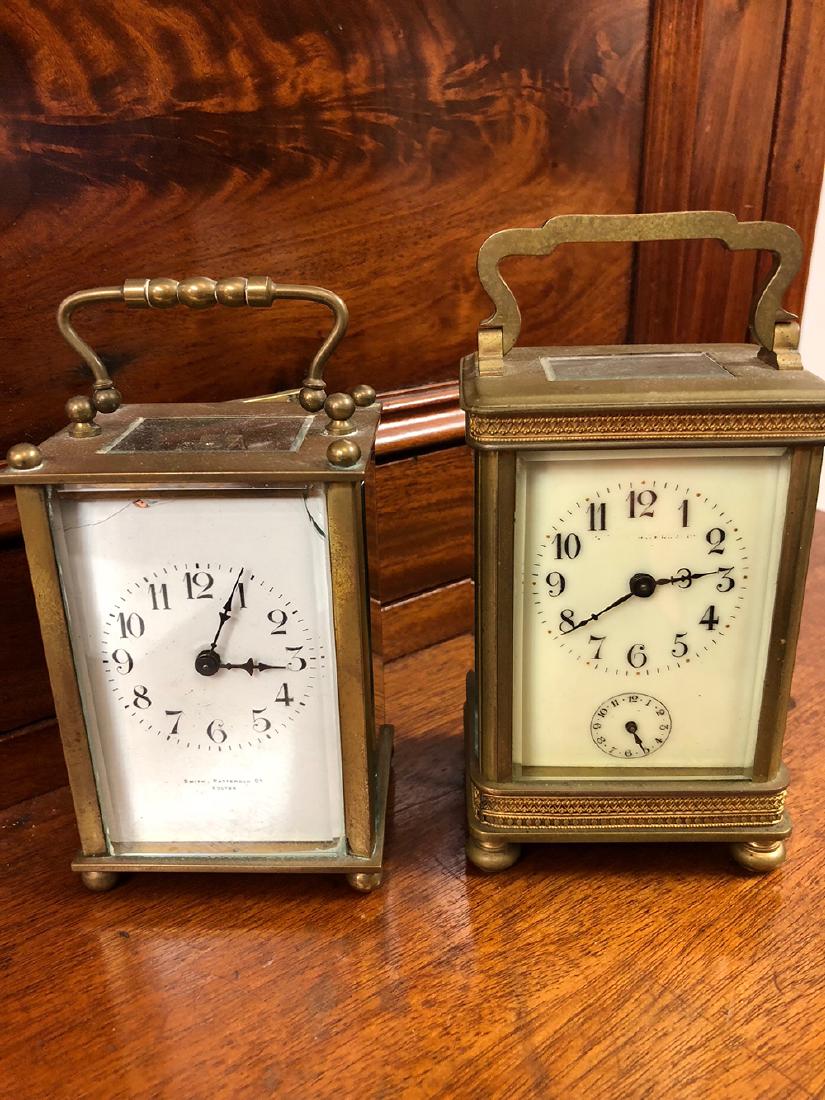 2 French Brass Carriage Clocks (1 of 5)