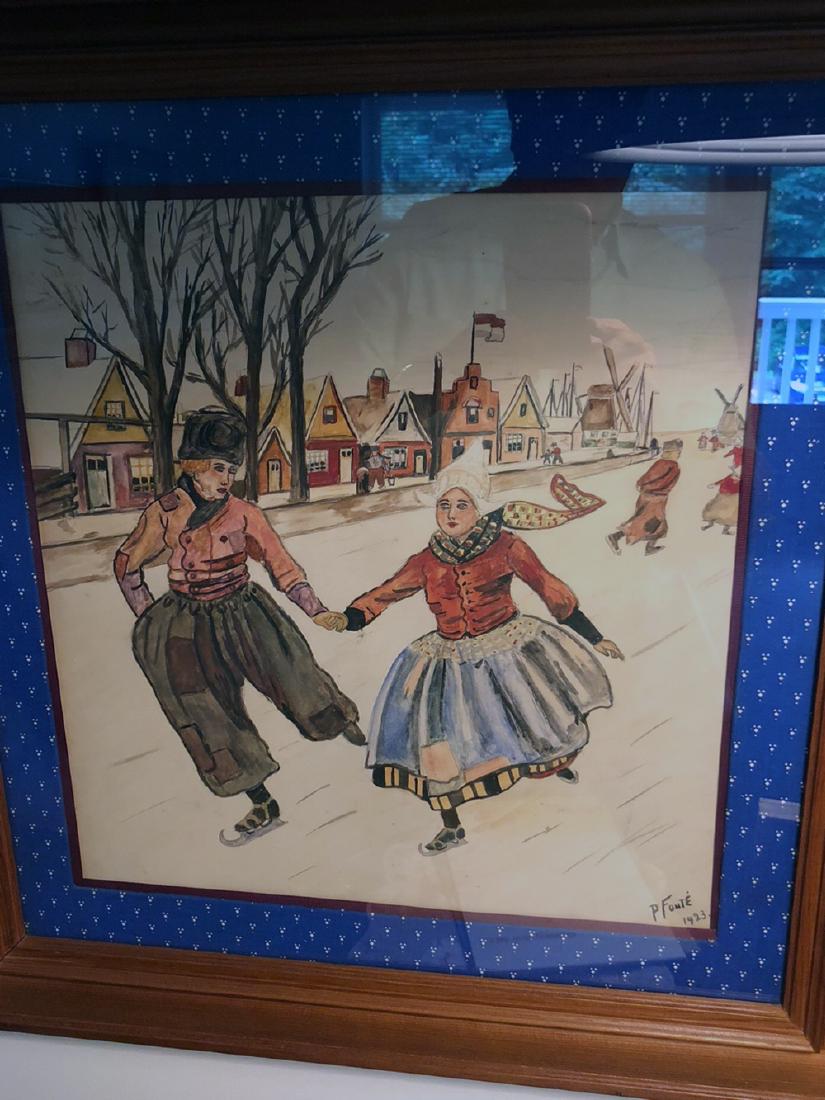 P. Fonte, 1923 Painting (1 of 3)