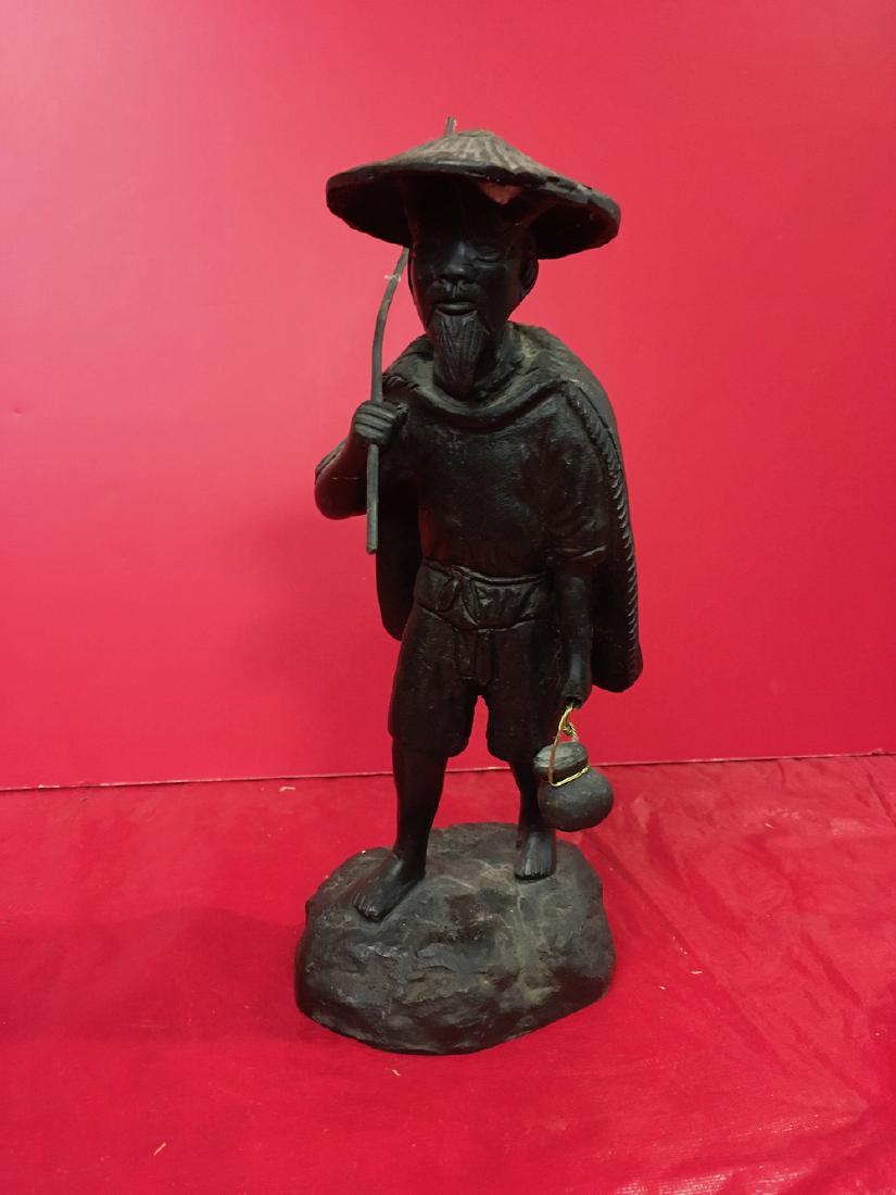 Bronze Asian Statue (1 of 4)