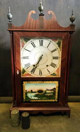 Eli Terry Jr. Pillar and Scroll Clock