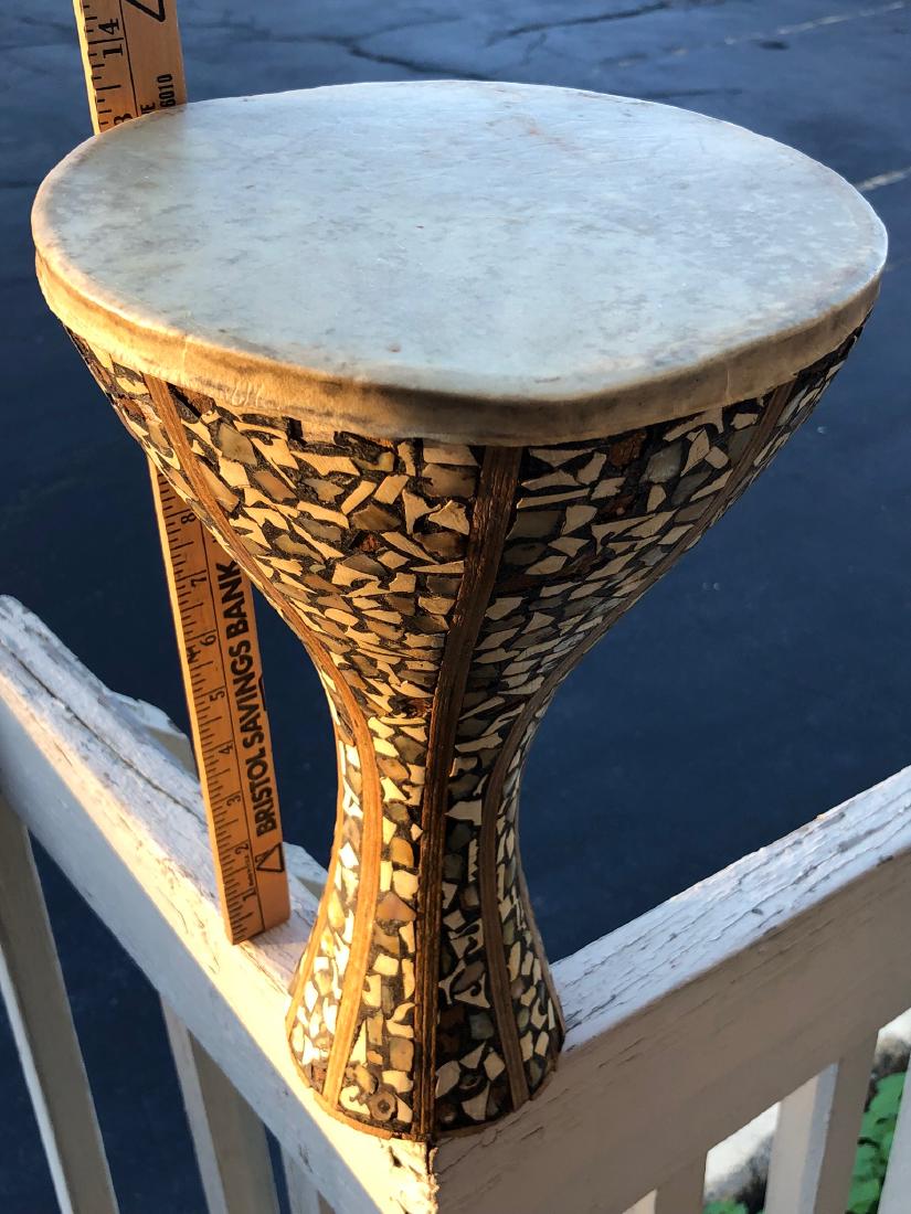 Vintage African Drum: Vintage African Drum. Beautiful craftsmanship, brought back from Safari by William H. Geyer in the 1950s, from his estate.