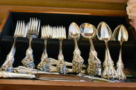 J.E. Caldwell Co. Old Colonial Sterling Silver Set