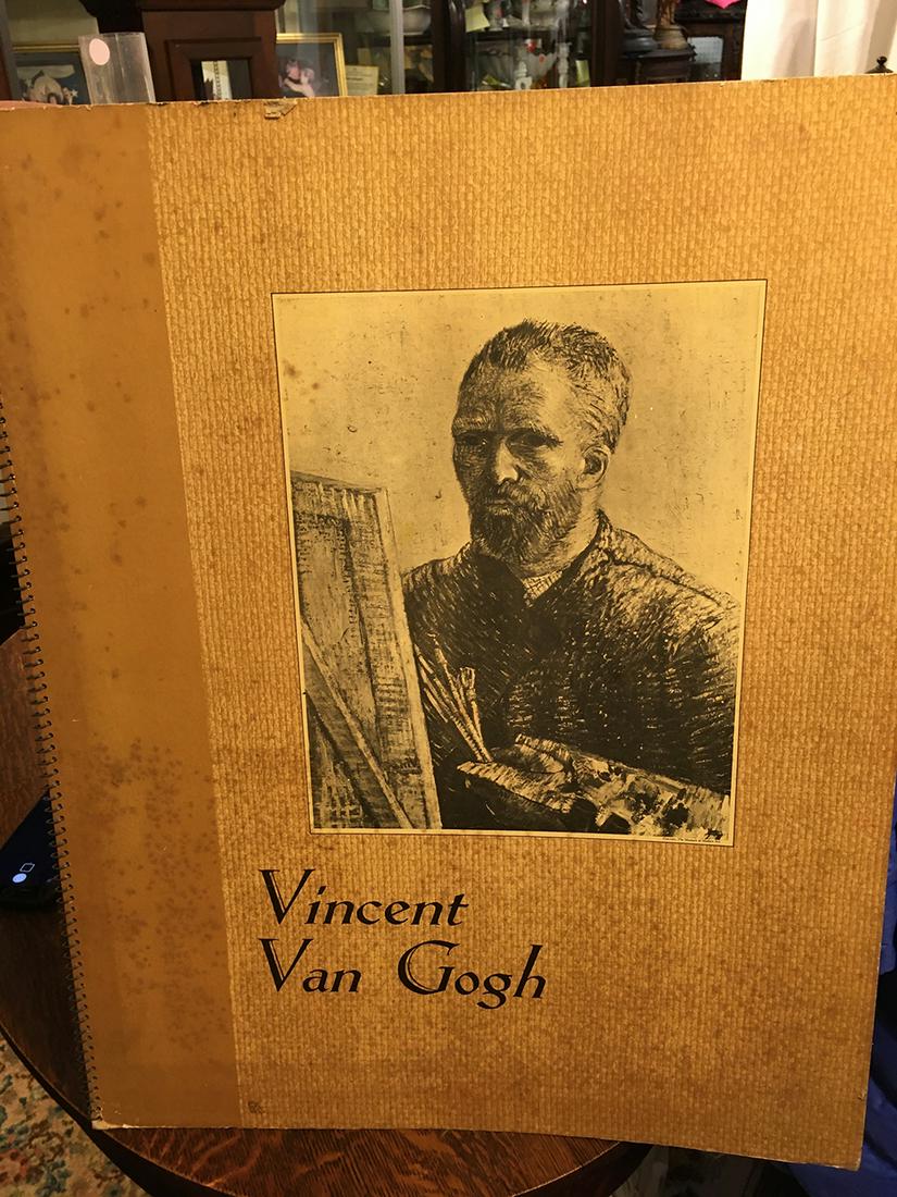 Vincent Van Gogh Portfolio of Prints: Rare Vincent Van Gogh Portfolio of Prints with an appreciation by Jerome Klein, printed 1937.Measures approx. 25” tall.