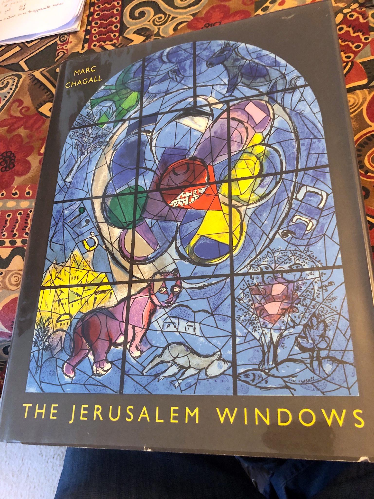 The Jerusalem Windows, First Edition, Marc Chagall: The Jerusalem Windows, First Edition, Marc Chagall. 1962 First edition with 2 color lithographs. George Braziller Publisher, New York, printed in France.