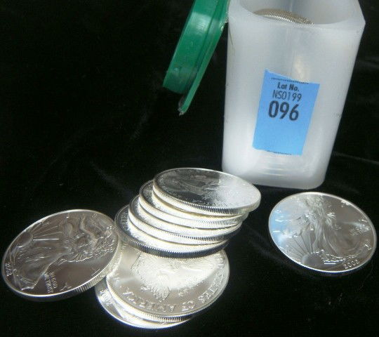 Twenty (20) Silver Eagles - 2002: Twenty (20) Silver Eagles - 2002