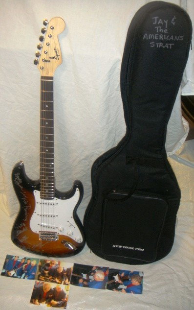 Squire Fender Guitar Signed by Jay & Americans: Squire Fender Guitar Signed by Jay & Americans to be sold to benefit St. Judes Children's Research Hospital
