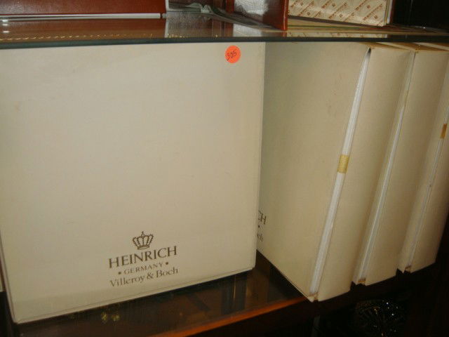 (6) Heinrich Villeroy & Boch Collector Plates: Made in Germany