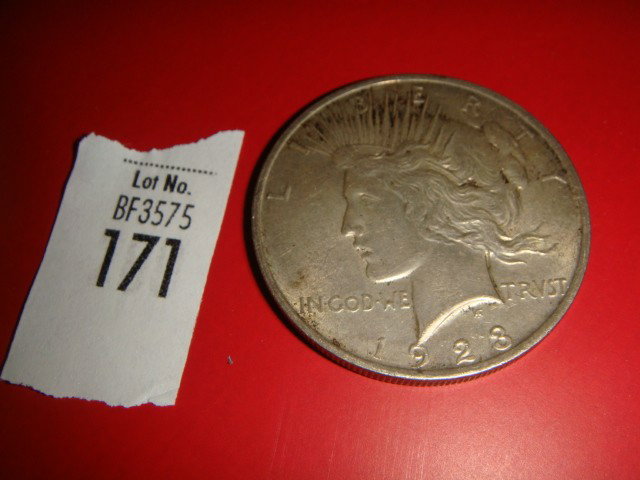 1923 US Silver Dollar: Peace Silver Dollar
