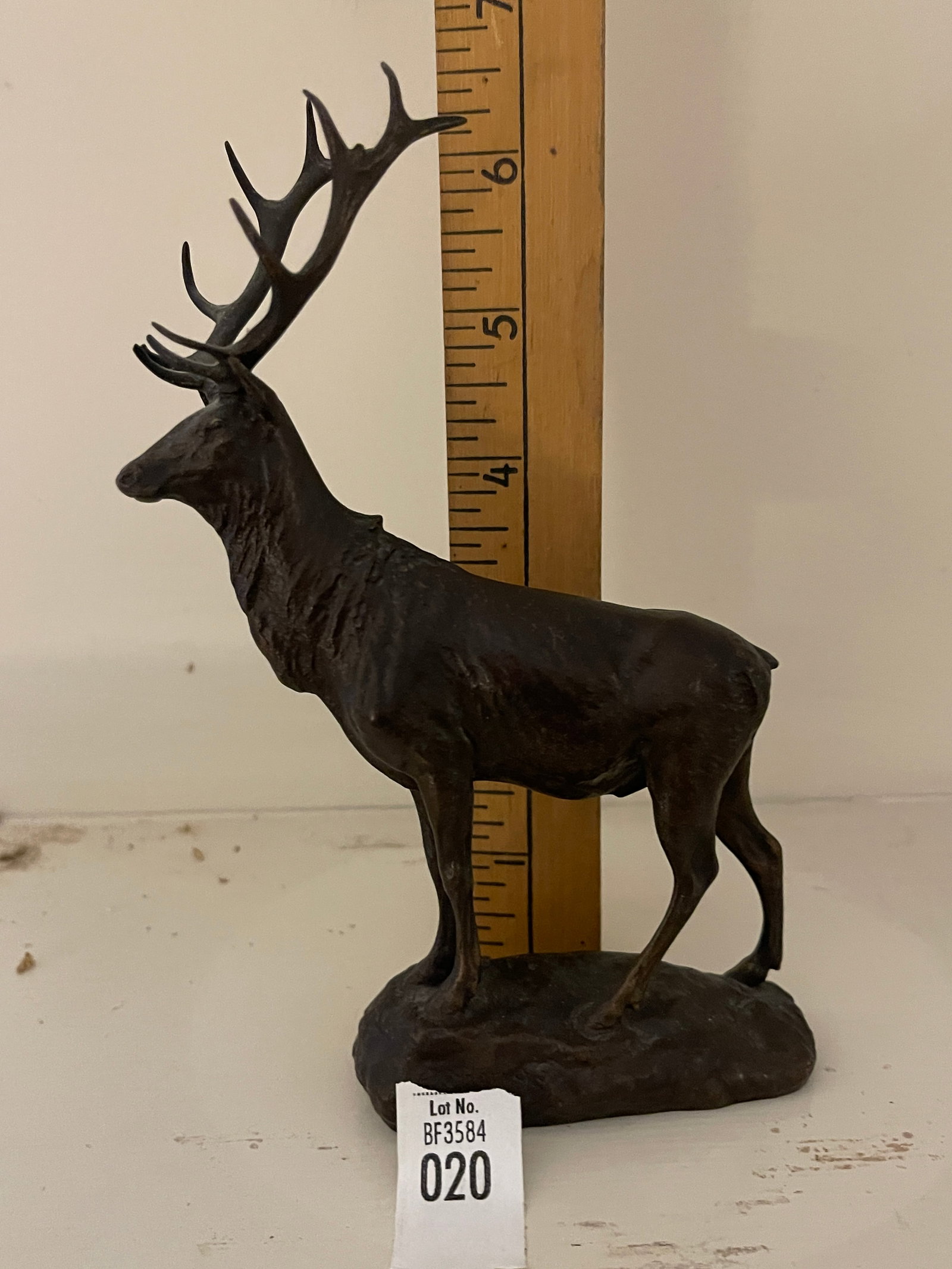 Eli Harvey (American, 1860–1957), Bronze Elk Sculpture (1 of 4)