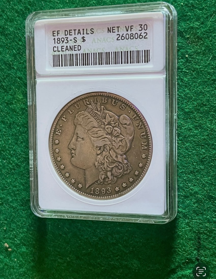 1893 S Morgan Silver Dollar (1 of 2)