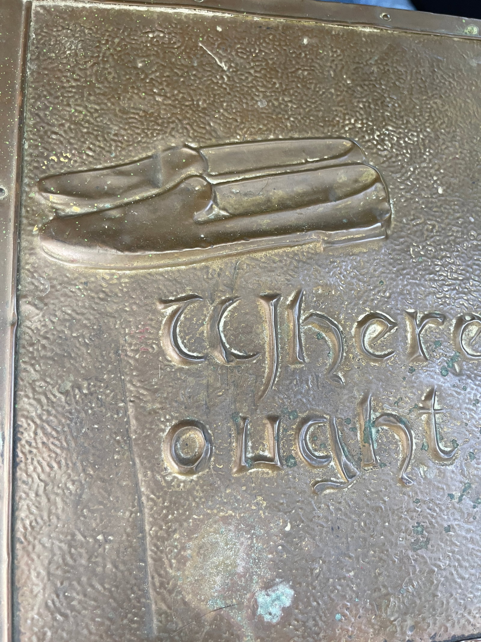 Brass Slipper Box - 2