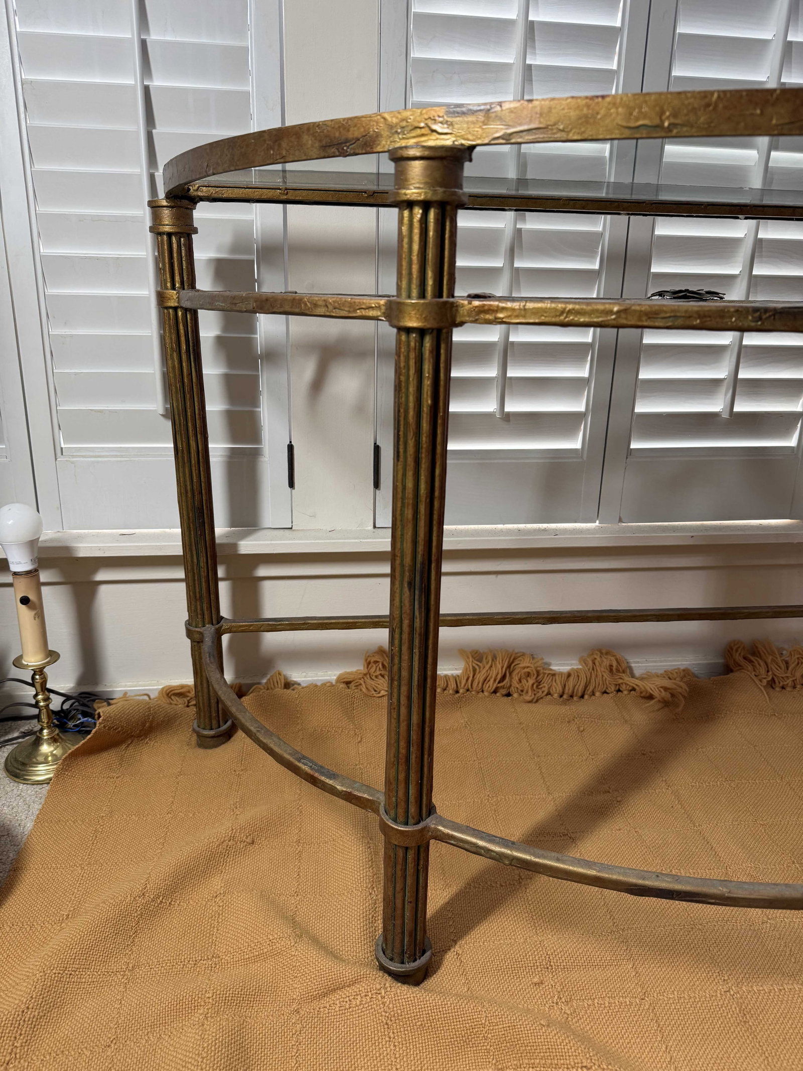 20th C. Demilune Table - 7