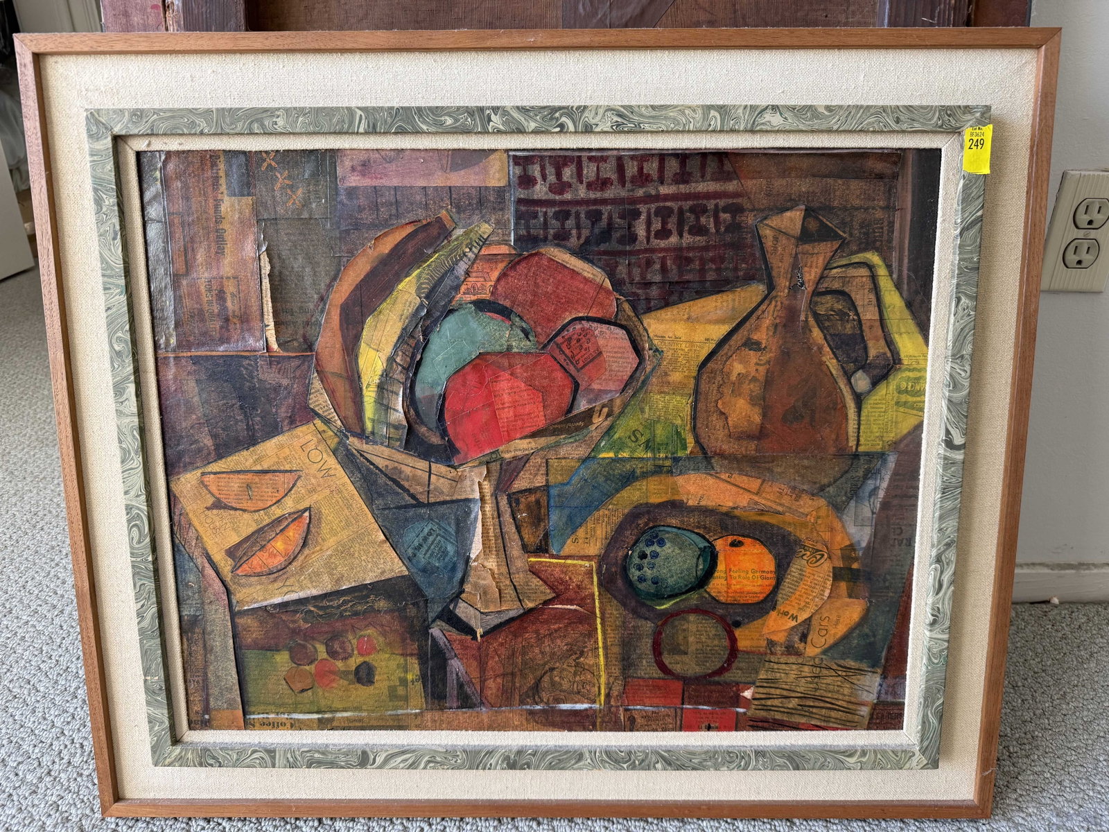 framed art piece: Description