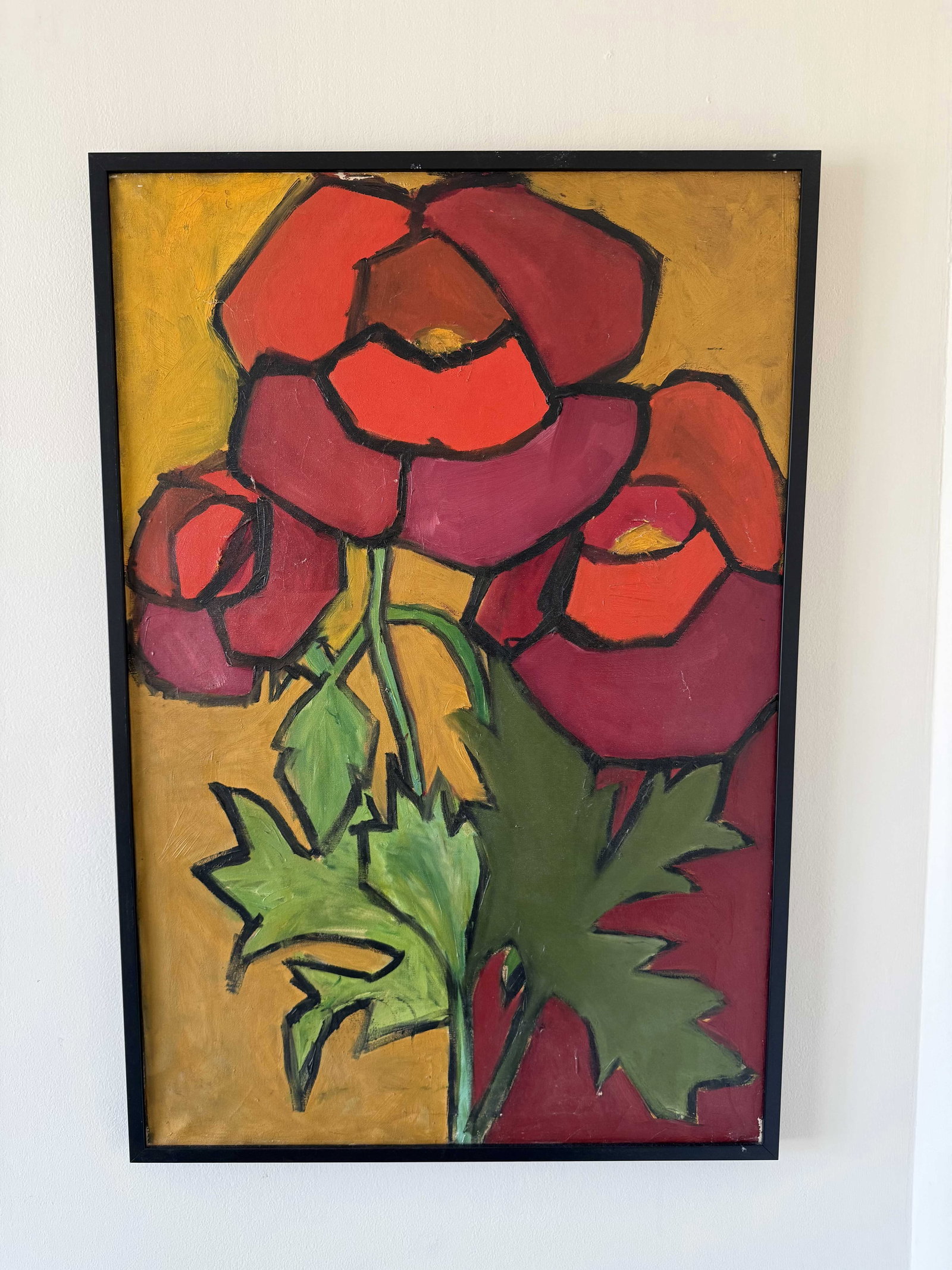 framed rose art: description