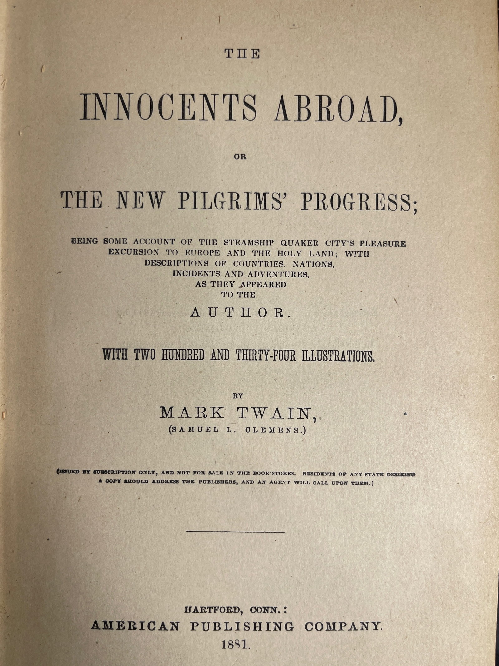 Mark Twain Book - 2