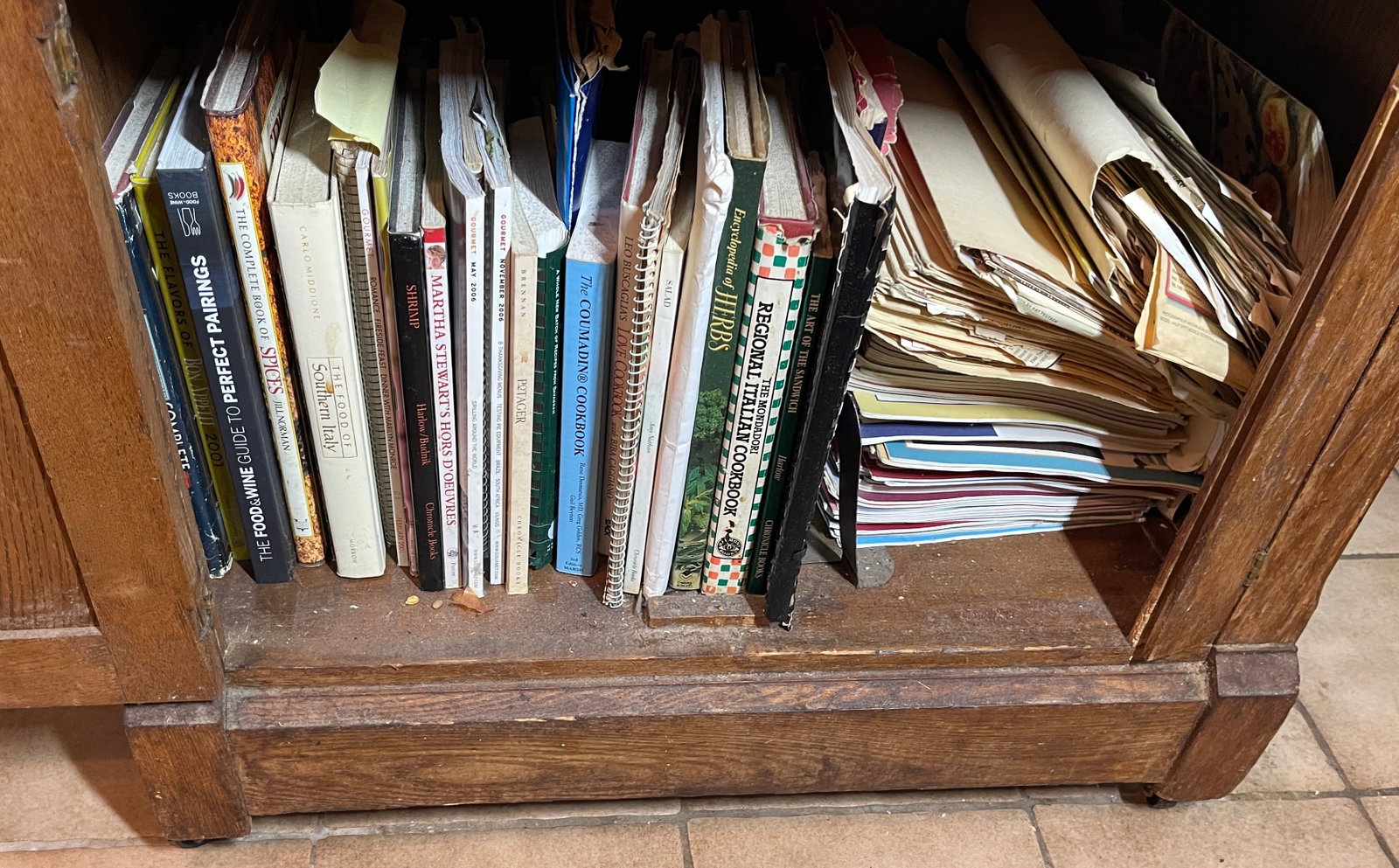 Cook book collection: description