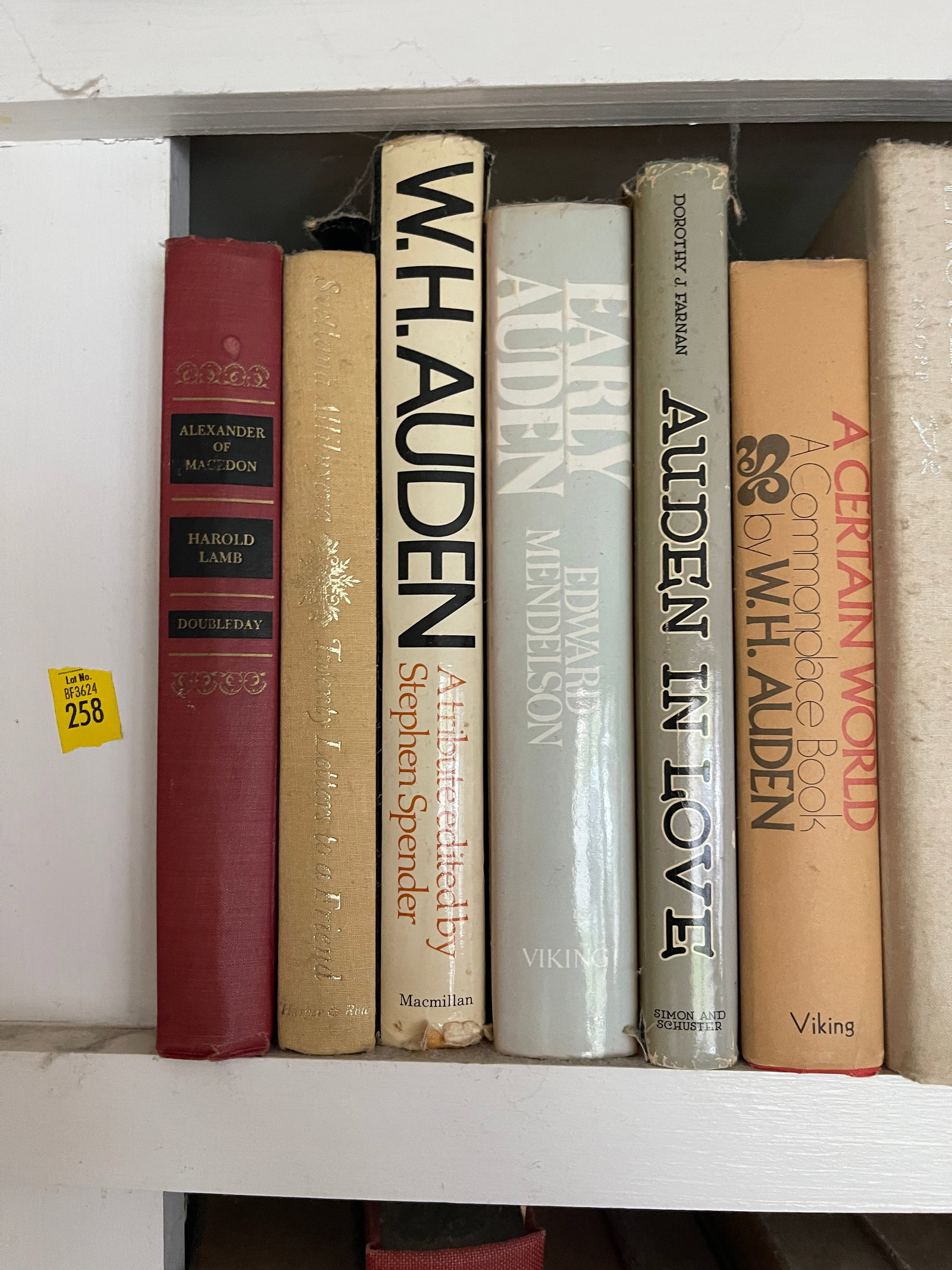 Personal Estate Library Collection: This is a collection from the personal collection of the Killian estate that includes a full shelf of non fiction books.