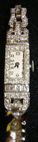 Estate Platinum with Diamonds Ladies Watch