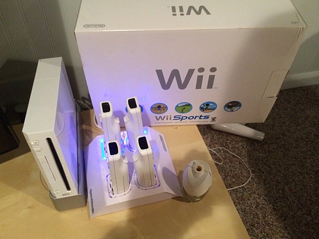Wii System & Controls: Wii Sports Consule & Controllers. Well Kept, nice Wii Sports system. Also includes additional accessories, games, and Skateboard/Snowboard attachment.