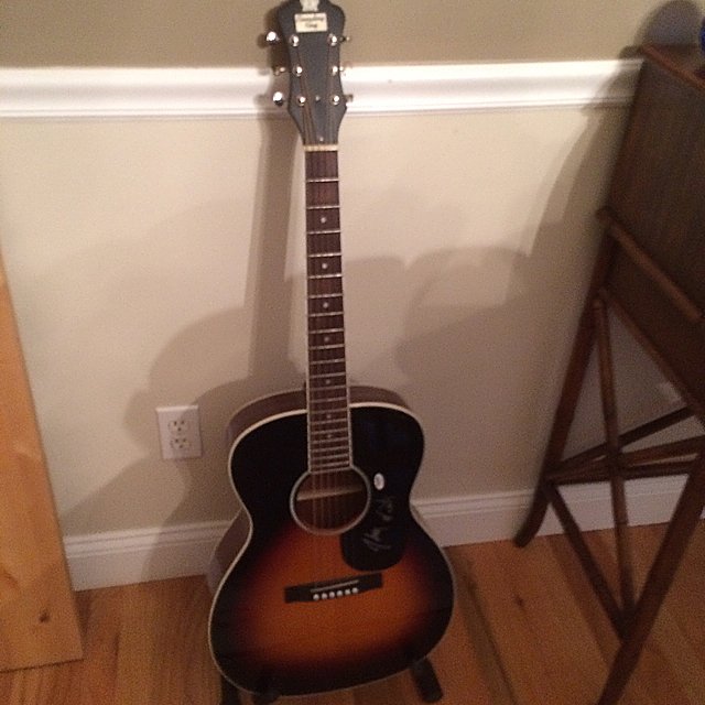 St. Jude's; Johnny Winter Autographed Guitar: Johnny Winters Autographed Guitar is being offered to Benefit St. Jude Children's Research Hospital; Recording King Guitar autographed by the late, great Johnny Winter! A sad day for music fans everyw