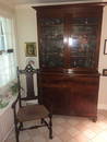 1780 Secretary Desk & High Back Chair