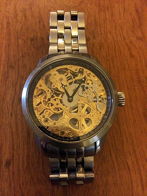 Invicta Men's Watch: Invicta Men's watch with see through (skeletal) face.