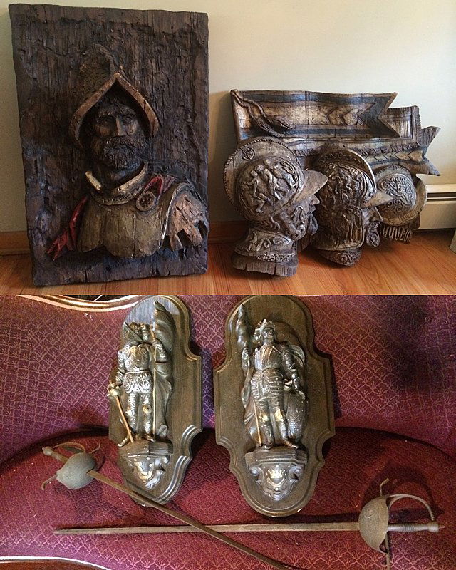 3-D Wall Hangings and Swords (1 of 10)