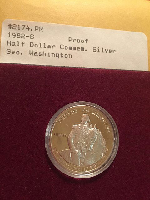 George Washington Silver Half Dollar (1 of 1)