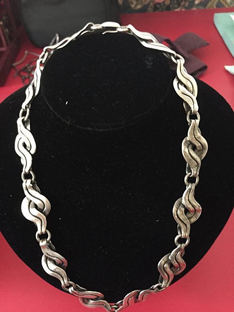 Estate Sterling Necklace (1 of 3)