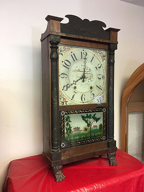E.&G.W. Bartholomew Transitional Shelf Clock (1 of 10)
