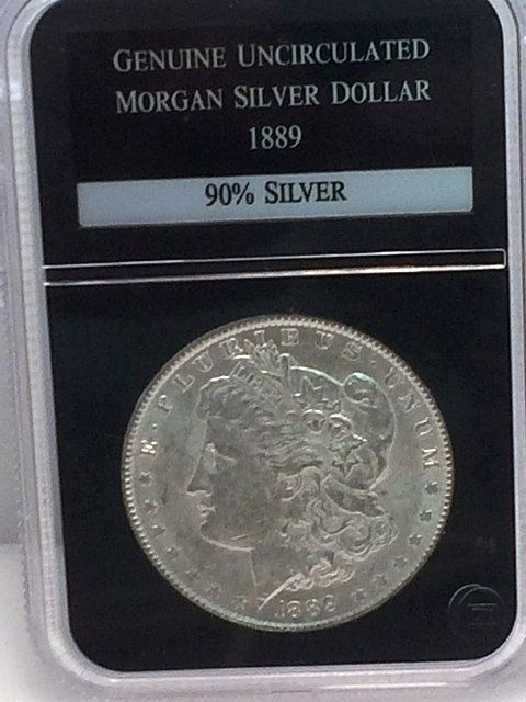 1889 Morgan Silver Dollar (1 of 2)