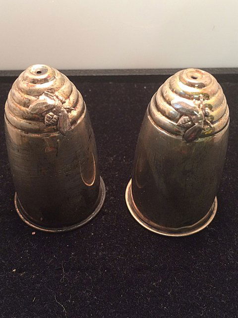Sterling Silver Beehive Salt and Pepper Shakers (1 of 5)