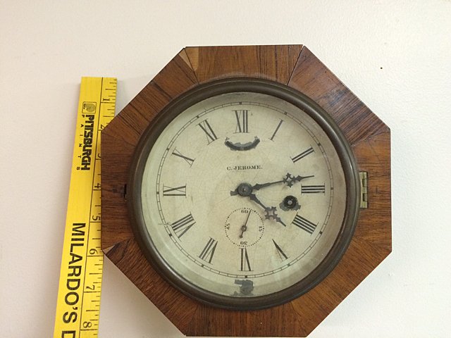 Rosewood C. Jerome Gallery Clock (1 of 5)