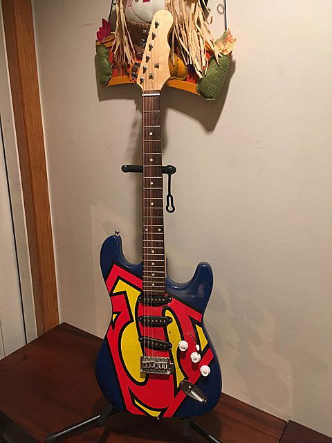 Superman Electric Guitar - St. Jude (1 of 4)